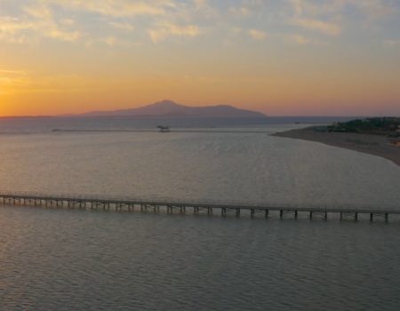 Sunrise over TIRAN island